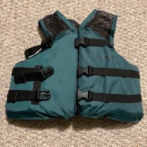 Brand New never used Youth Cabela’s fishing life vest. For 50-90 lbs